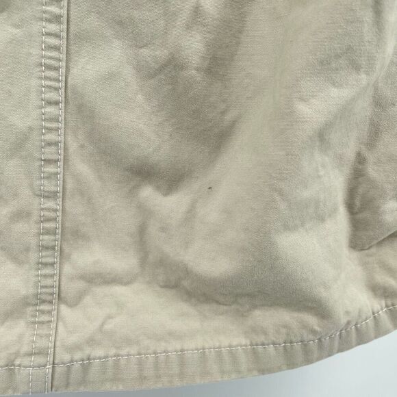 High Sierra Girls Y2K Khaki Cargo Skirt Size 5 Ruched Sides Drawstring Cotton - Picture 10 of 14